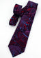 Flora Silk Jacquard Tie - Red